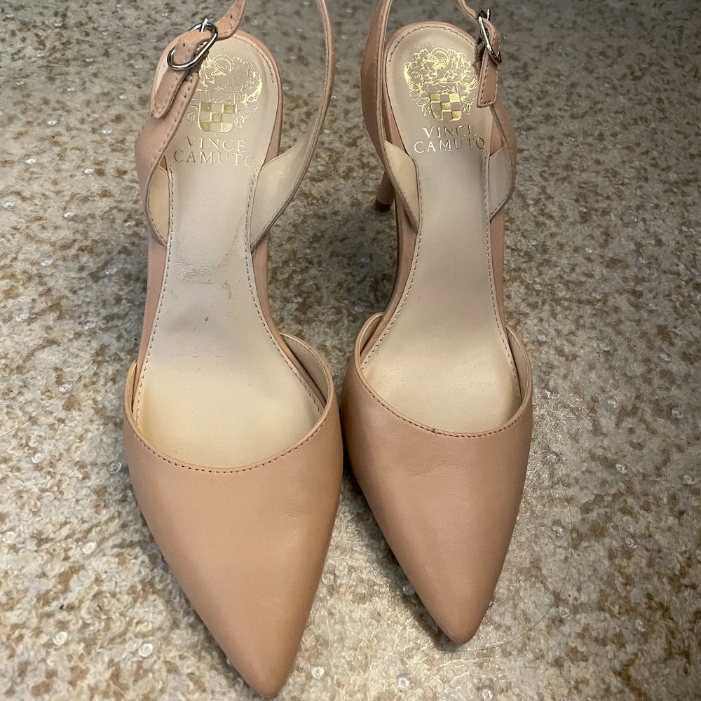 Vince Camuto Nude Heels